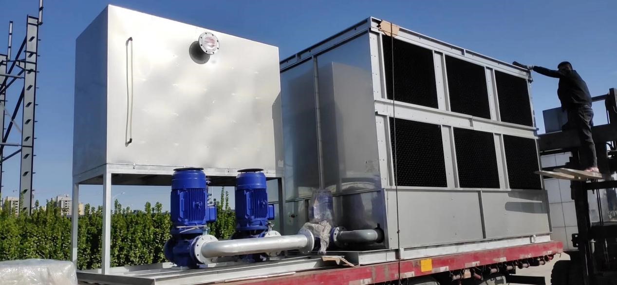 enclosed water cooling system shipped
