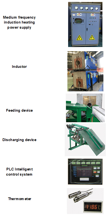 Induction heating equipment configuration