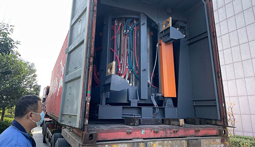 Three sets of steel shell furnaces ordered by customers in Algeria are shipped